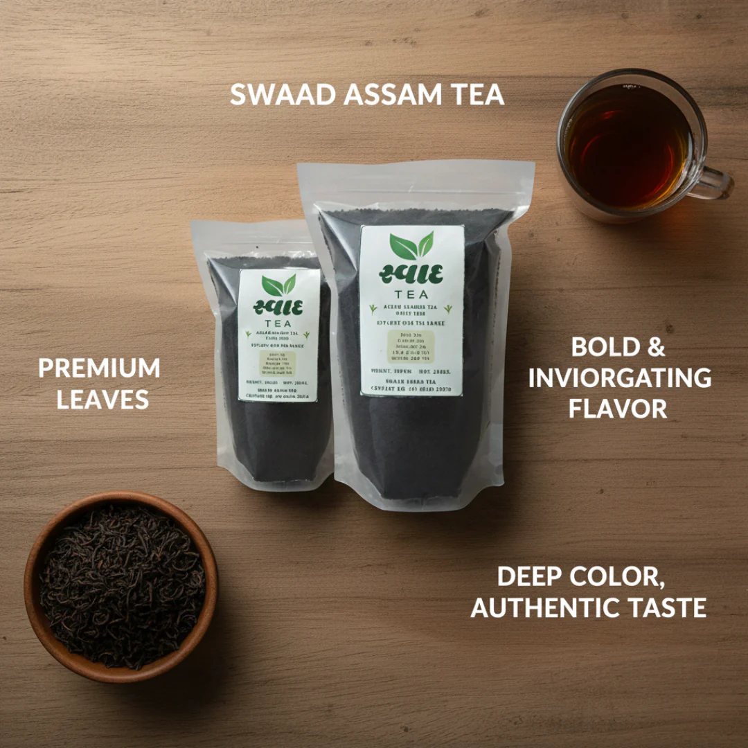 Swaad Tea (Assam Tea) – 500g | Premium Authentic Indian Assam Tea - Image 3