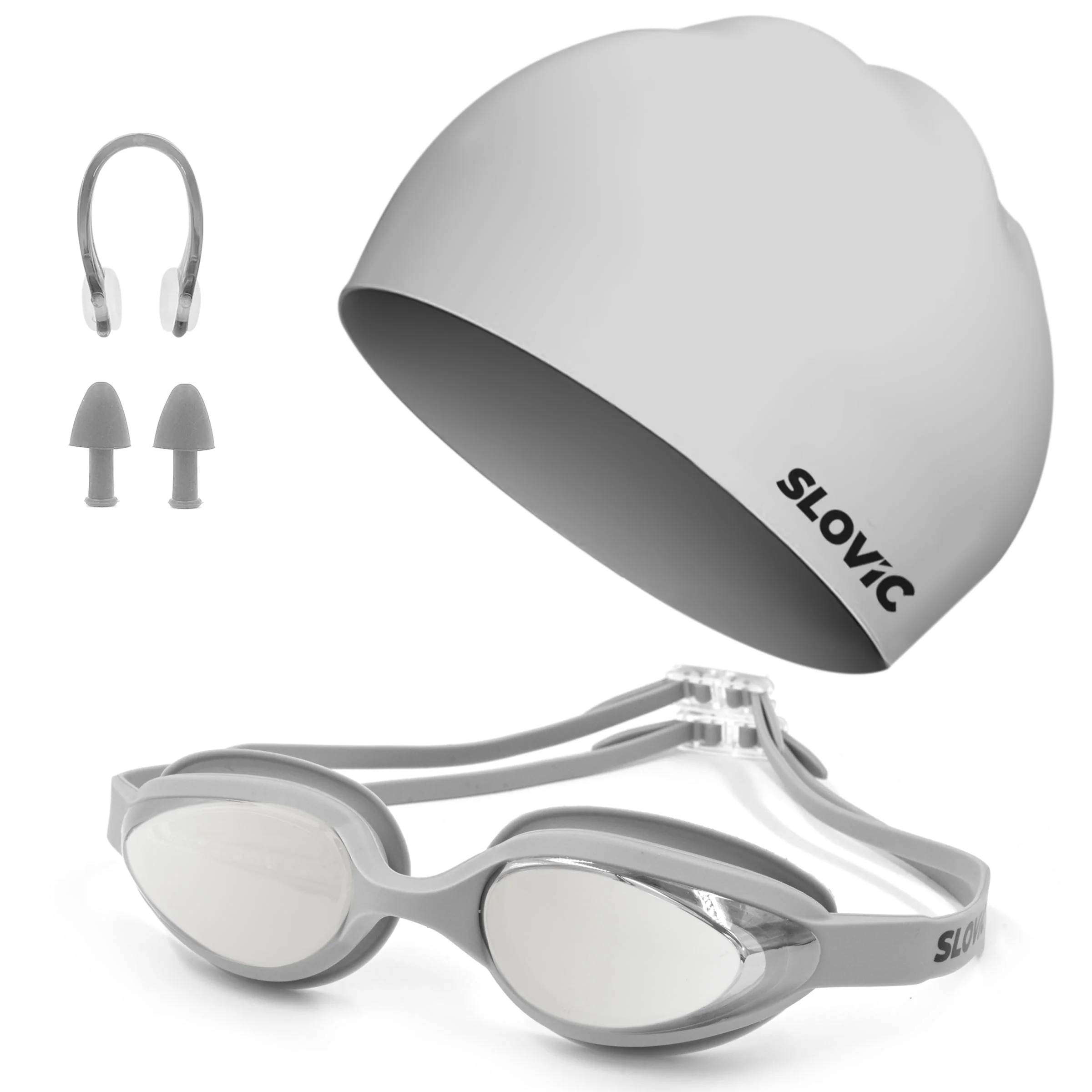 Swimming Combo – Goggles & Pattern Silicone Cap, Anti‑Fog, UV Protection - Image 9