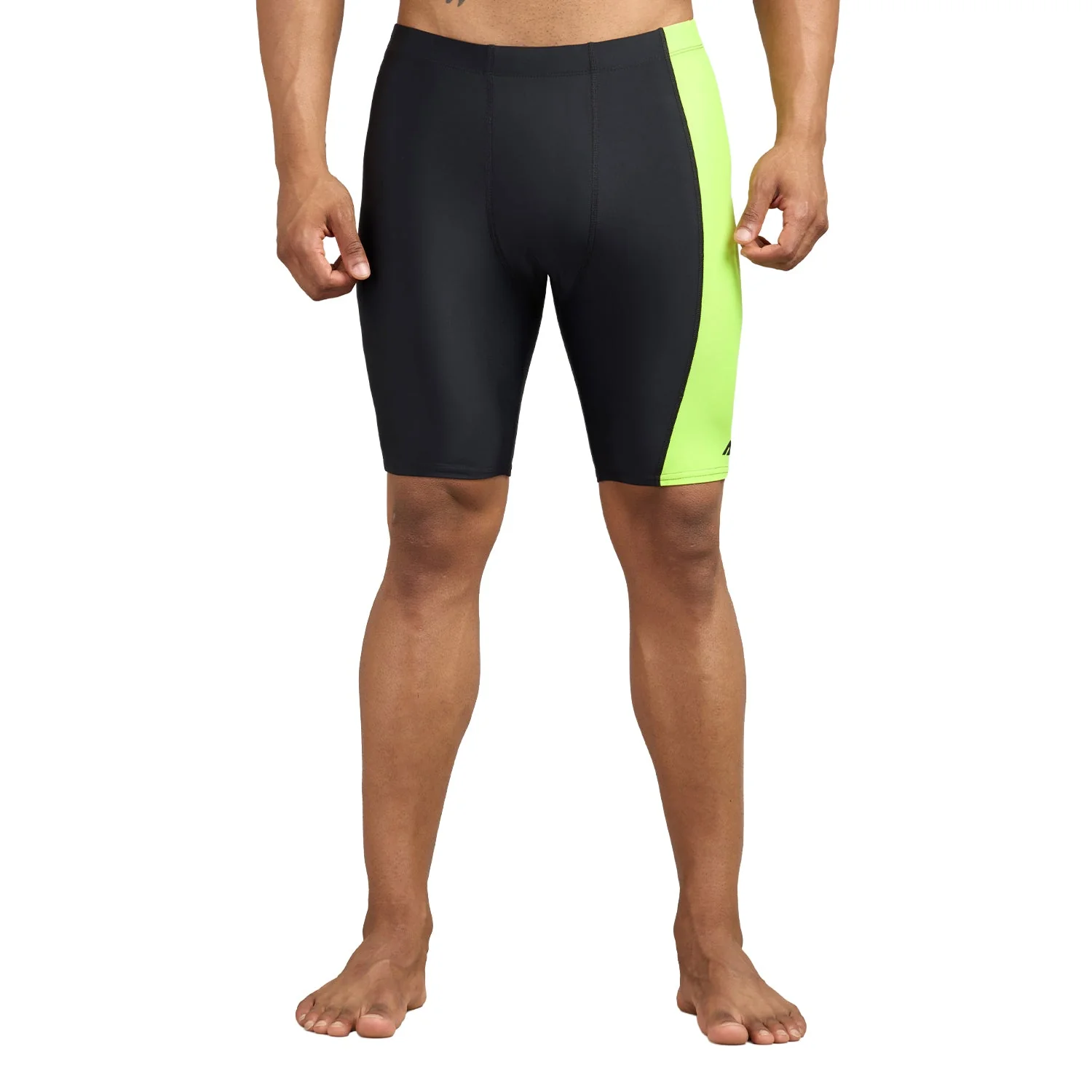 Swimwear Jammer for Men - Black/Yellow