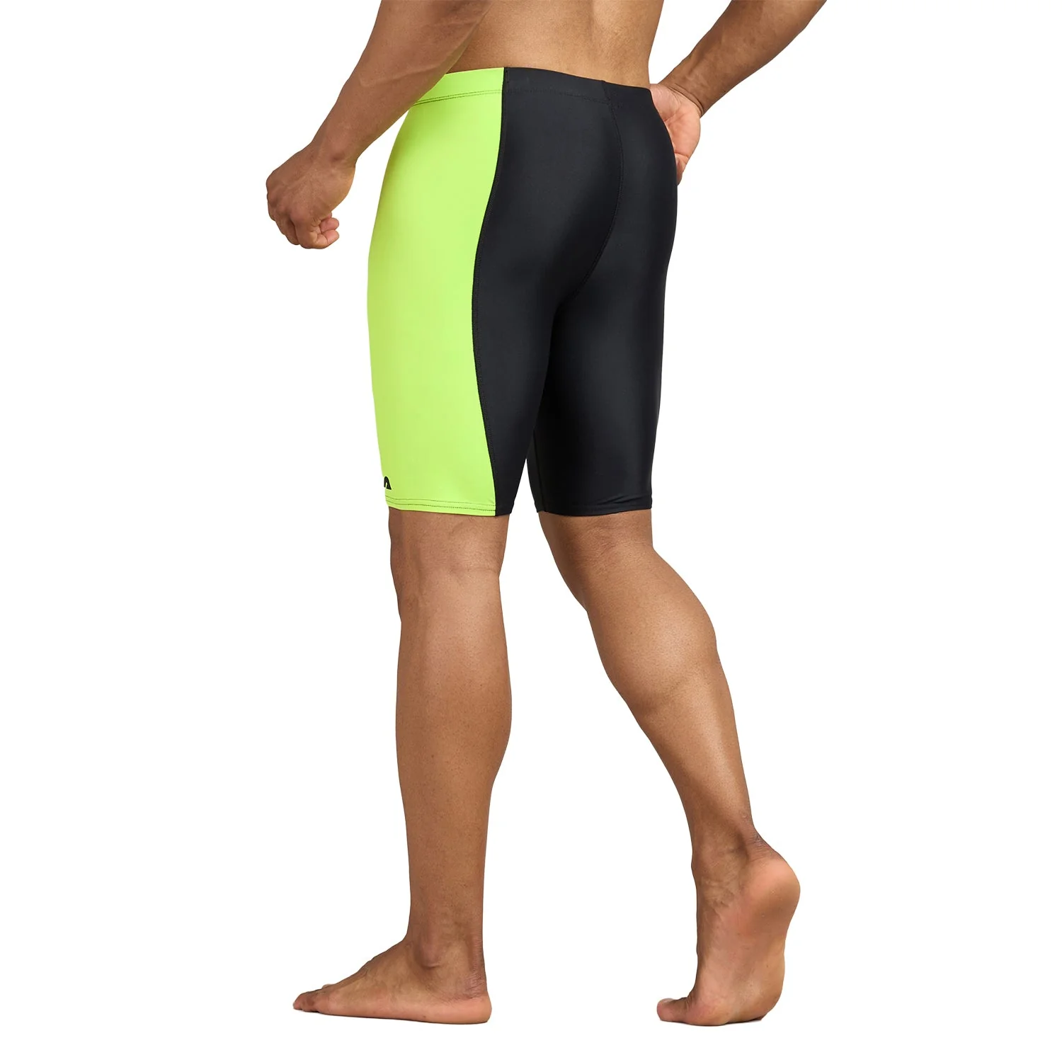 Swimwear Jammer for Men - Black/Yellow - Image 2