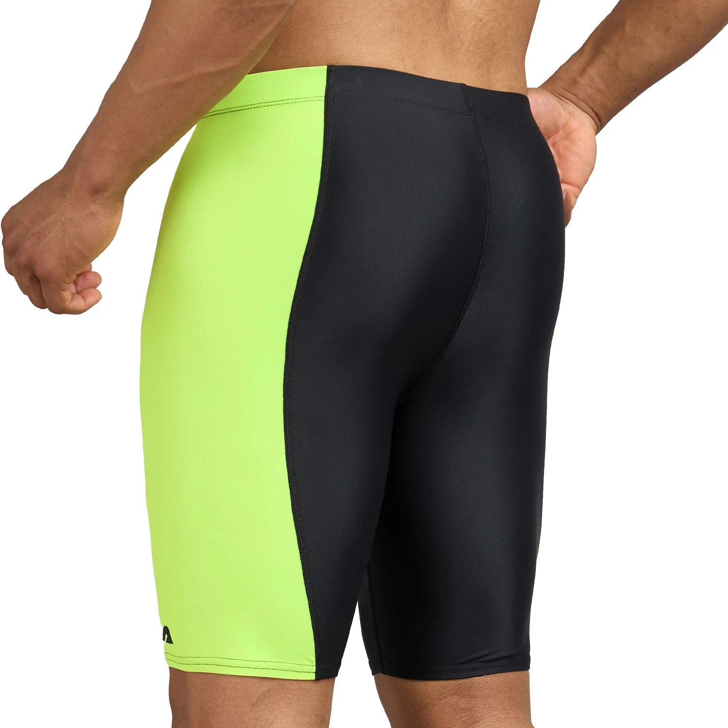 Swimwear Jammer for Men - Black/Yellow - Image 5