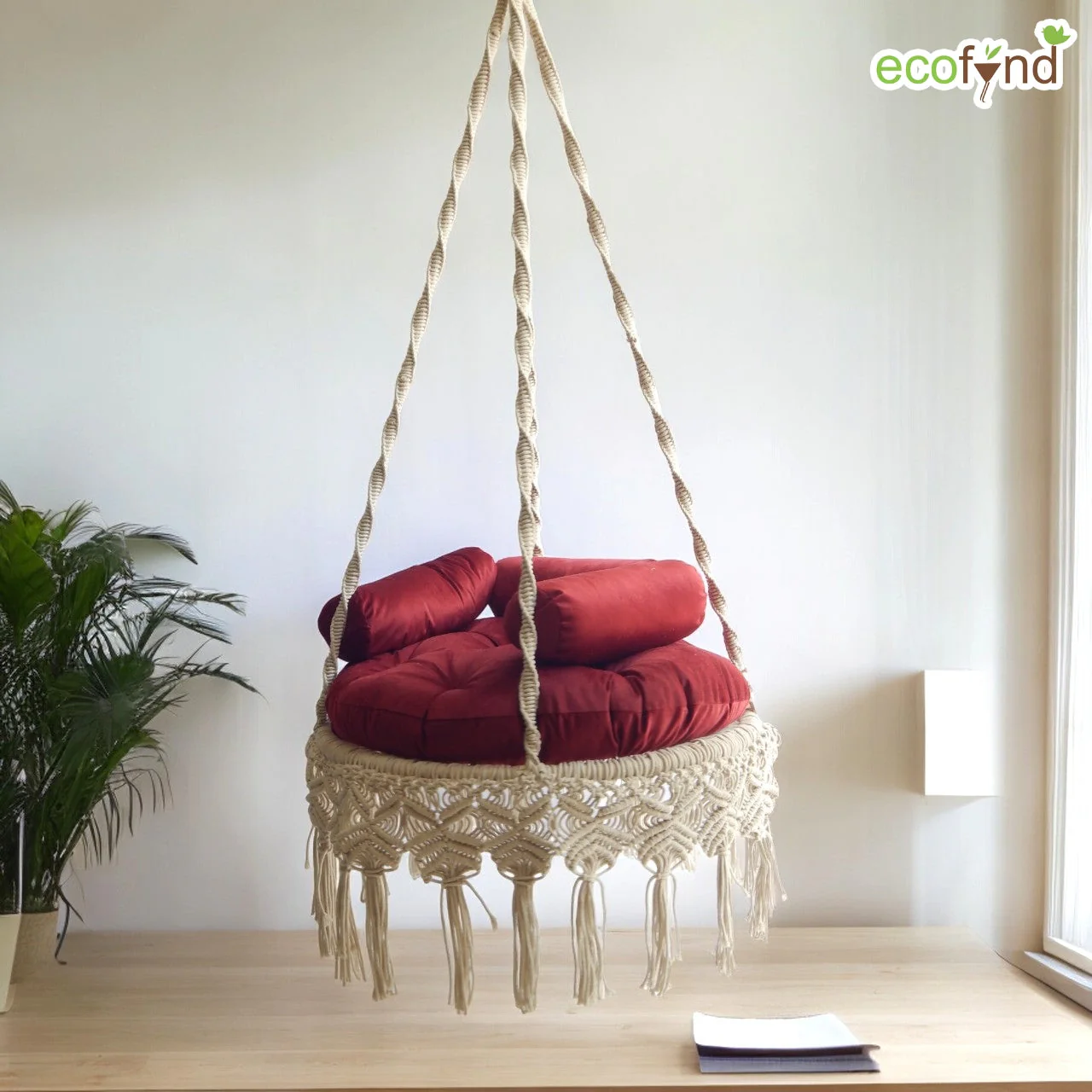 Swing Chair Hammock Cushion Set – Super Cozy Velvet Comfort Collection - Image 4