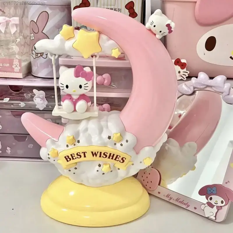 Swingy: Super Cute Crescent Moon & Cloud Night Lamp with Soft LED Glow for Cozy Bedside & Room Décor - Image 10