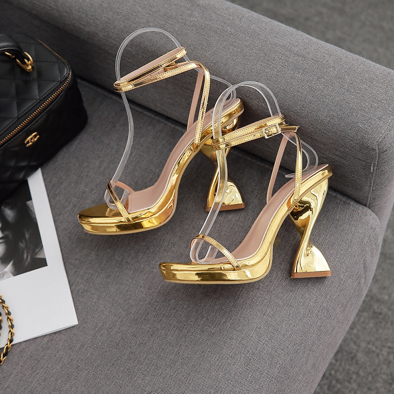 Sydney Twisted High Heels - Image 12