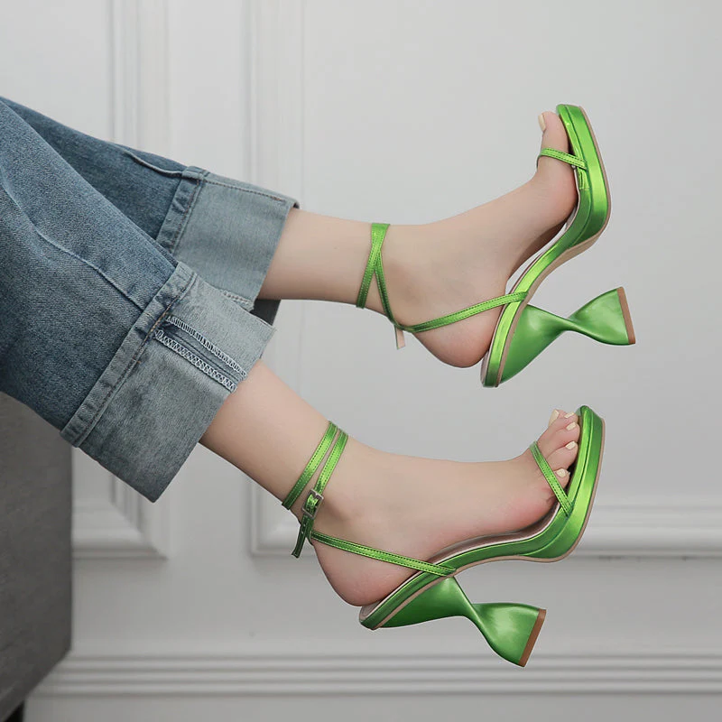 Sydney Twisted High Heels - Image 14