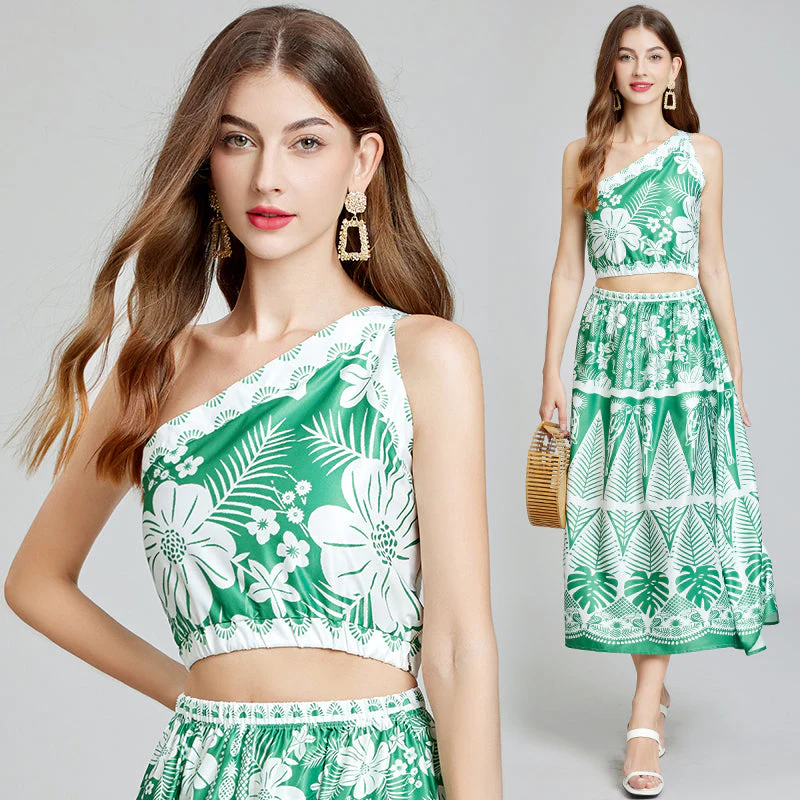 Sylvie Printed Skirt Set