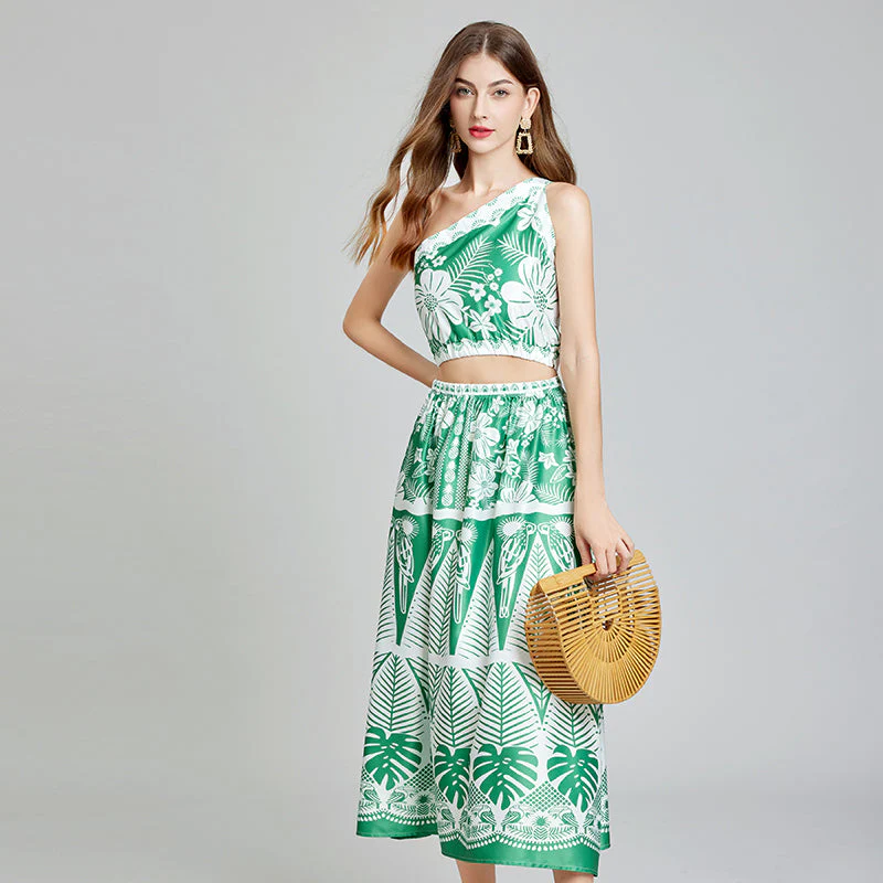 Sylvie Printed Skirt Set - Image 3