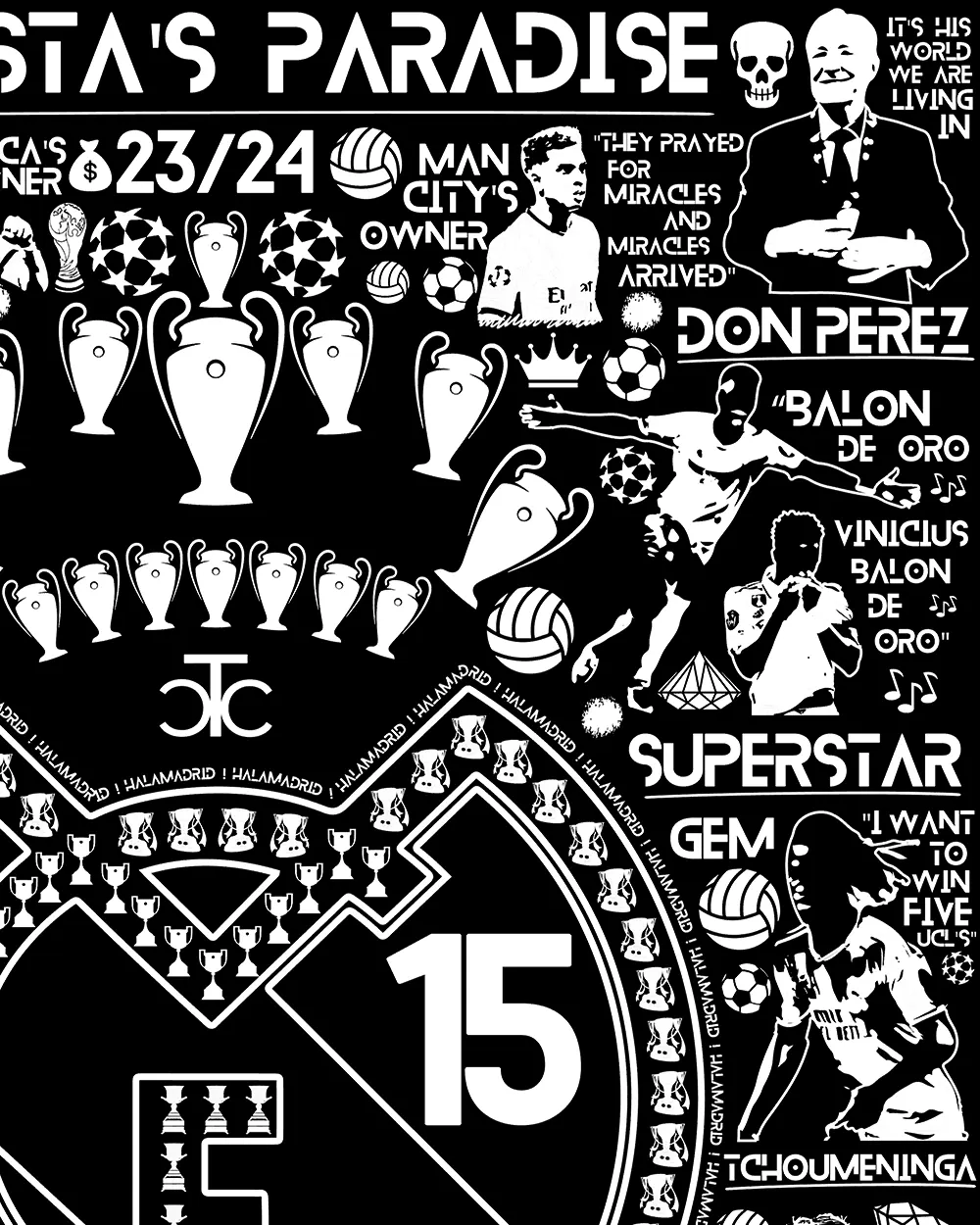 TCC Madrid 23/24 Varsity Jacket - Image 8