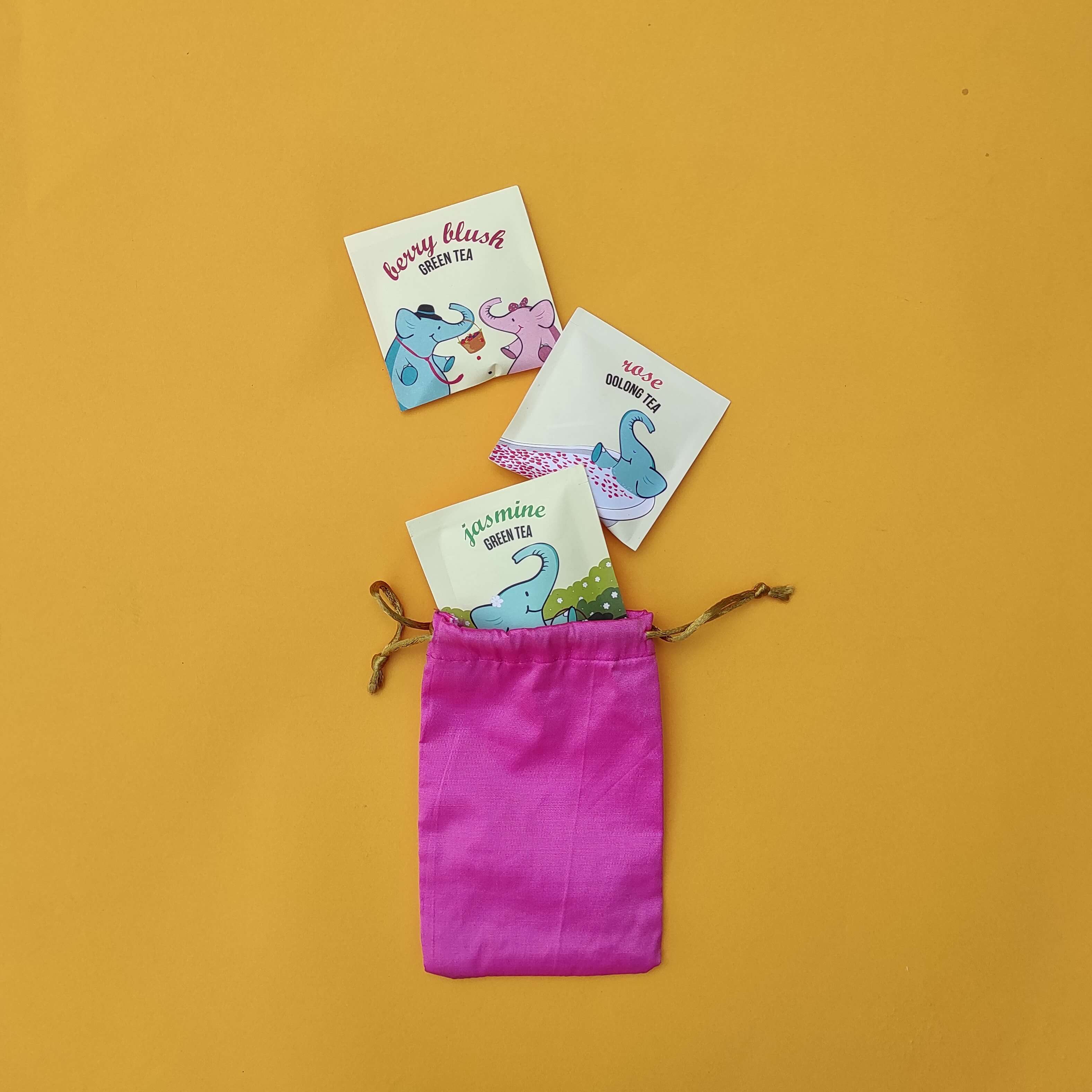 Tea Treasures - festive gift pouches - Image 2