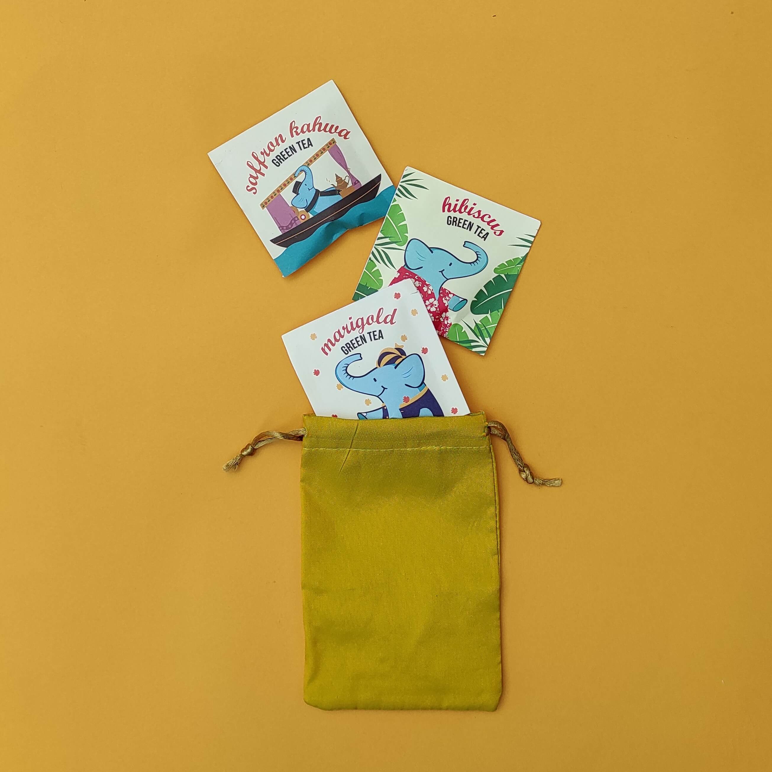 Tea Treasures - festive gift pouches - Image 3