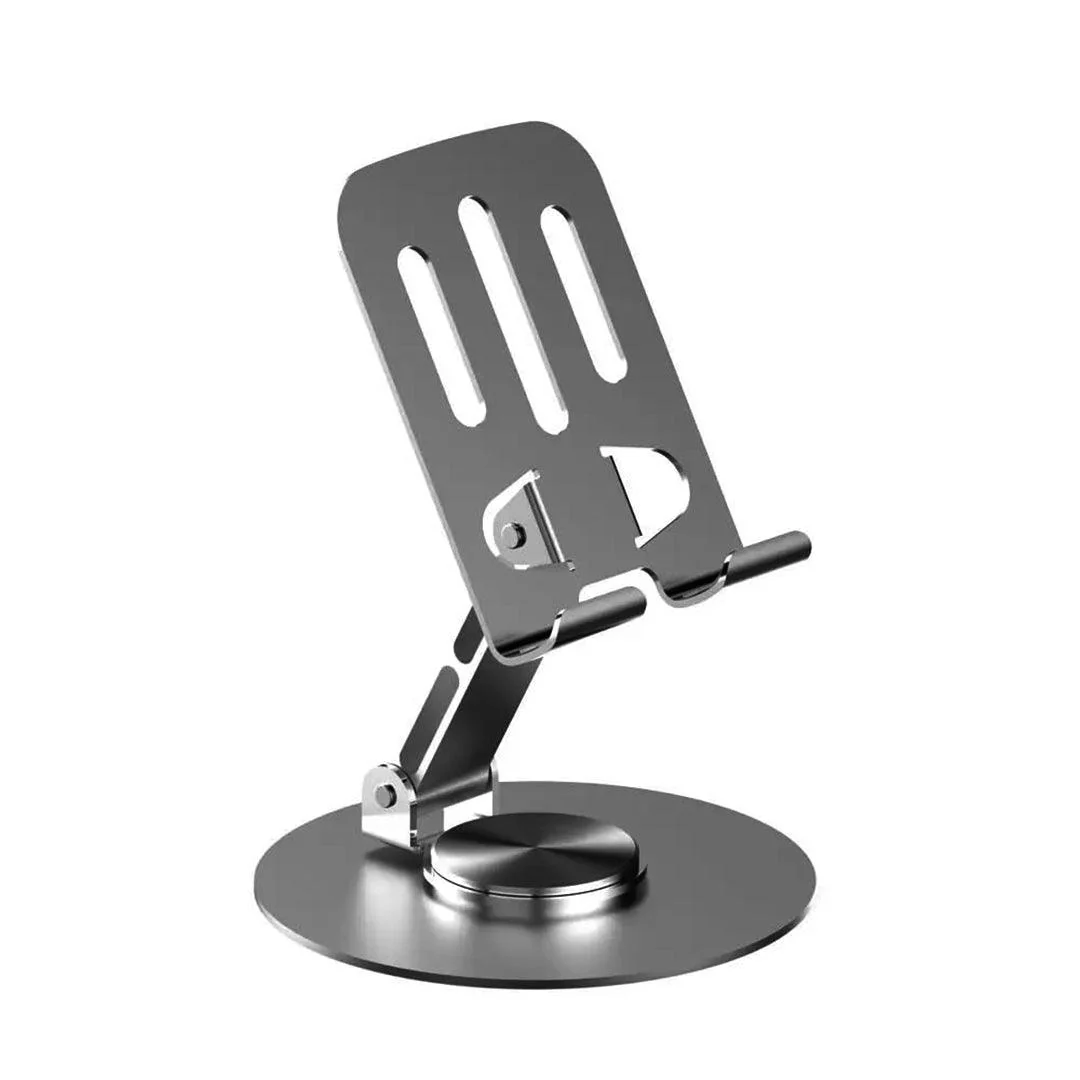 TecMarx Alloy Phone Stand | 360 Degree Rotatable | More Stable & Portable | For all Smart Gadget