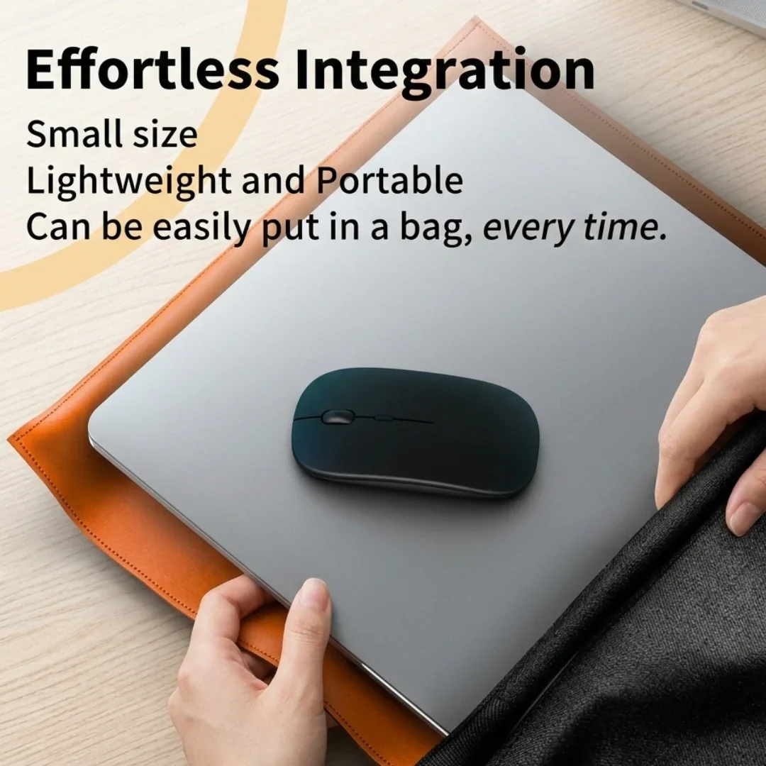 Tecmarx Glider 131 Wireless Mouse | 2-in-1 Dual Connectivity | Rechargeable | Silent Click - Image 11