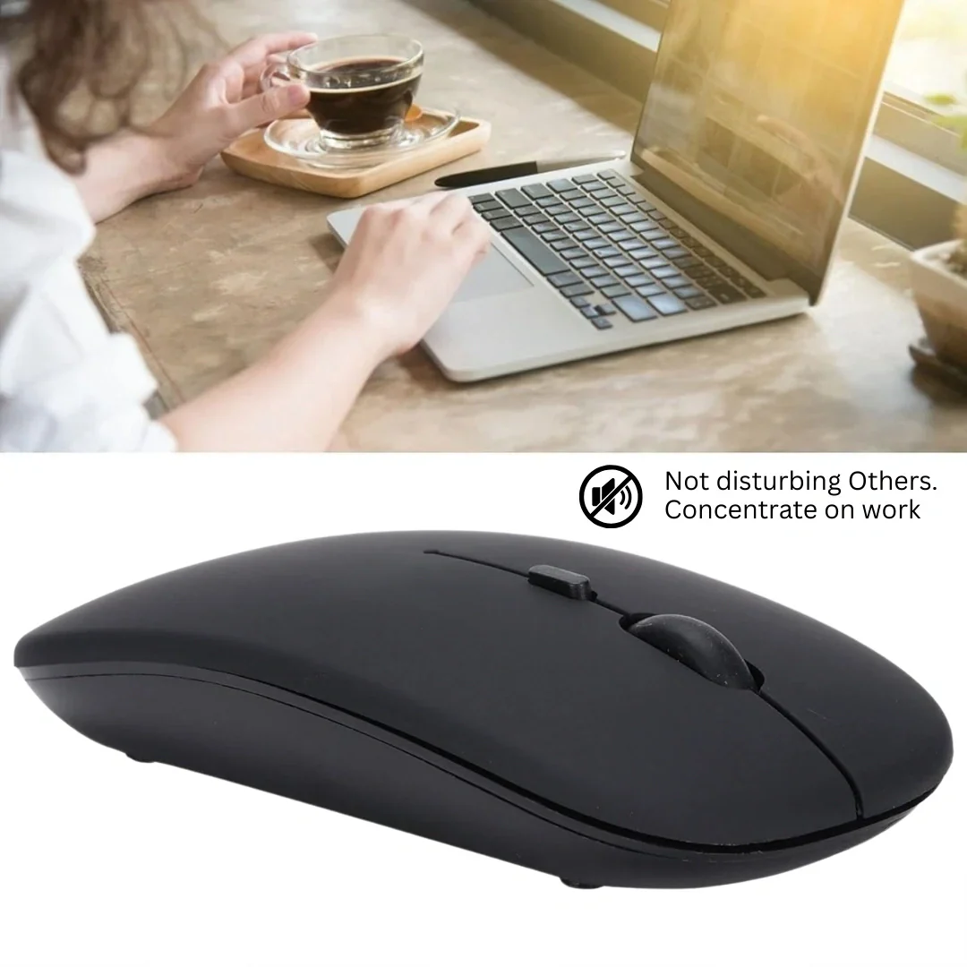 Tecmarx Glider 221 Bluetooth Mouse | Silent Click | Slim Ergonomic Design | Adjustable DPI | 10m Range - Image 11