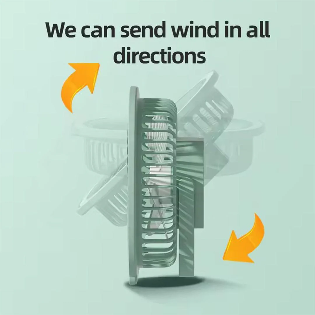 TECMARX Portable Desktop Fan | 1500 RPM | High Throw with USB input source - Image 4