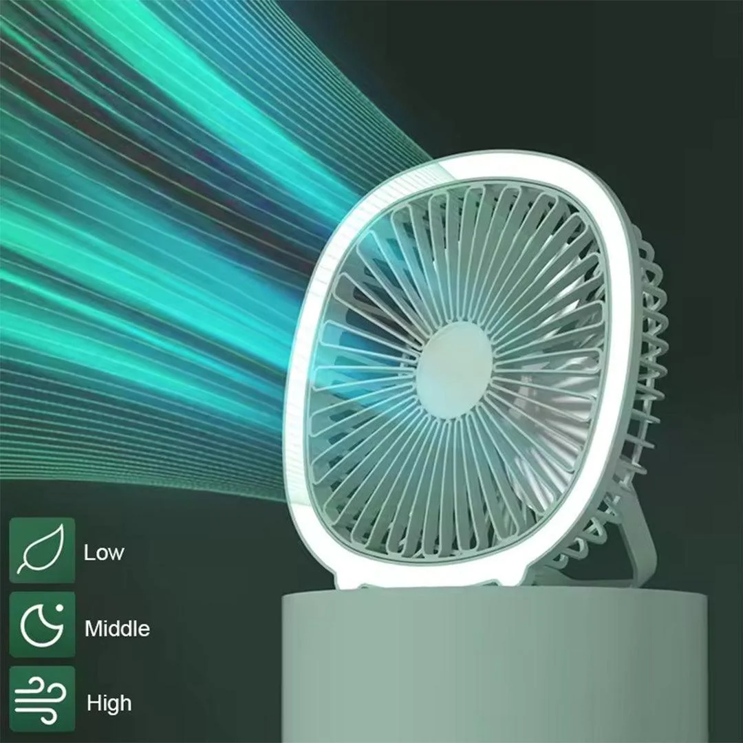 TECMARX Portable Desktop Fan | 1500 RPM | High Throw with USB input source - Image 7