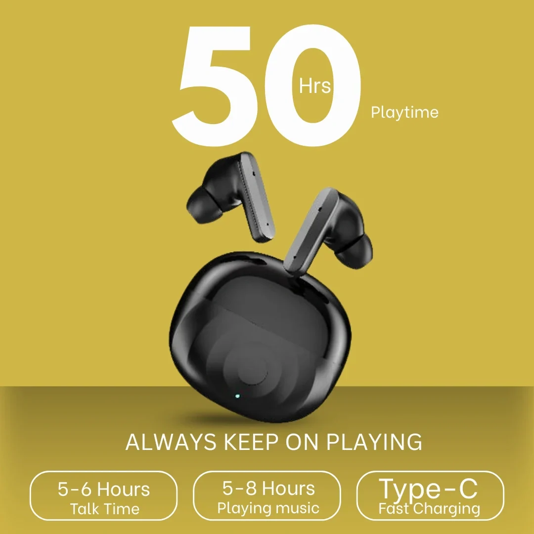 TecMarx Roar371 Bluetooth Earbuds | 50 Hr Playtime - Image 7