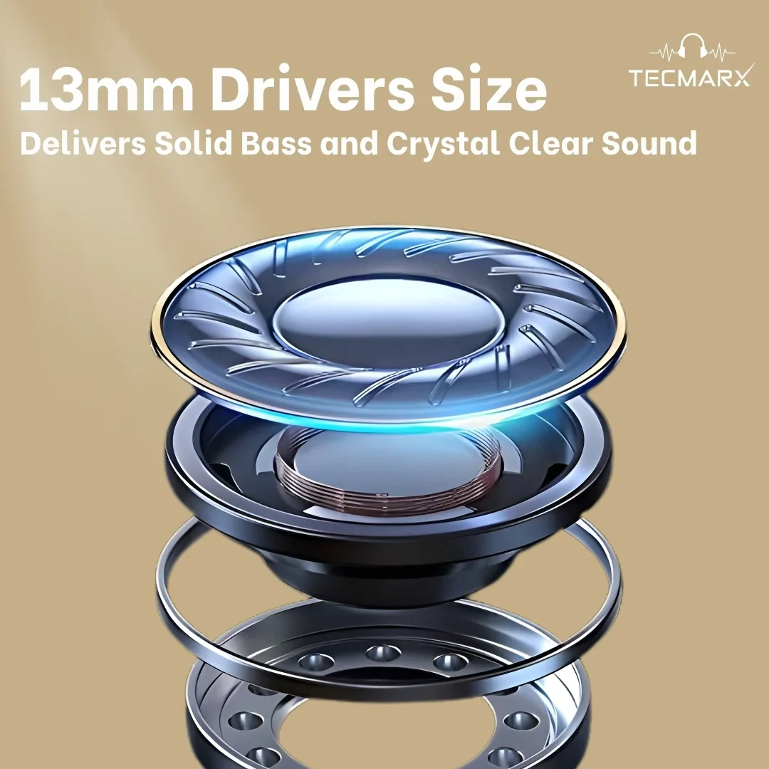 TecMarx Roar551 Bluetooth Earbuds | 50 Hr Playtime - Image 11