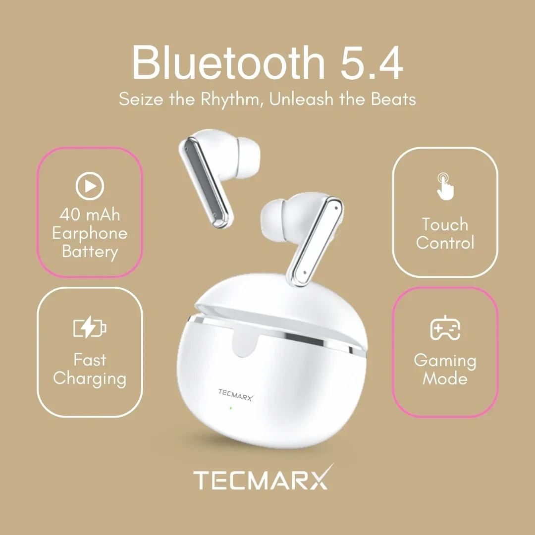 TecMarx Roar551 Bluetooth Earbuds | 50 Hr Playtime - Image 20