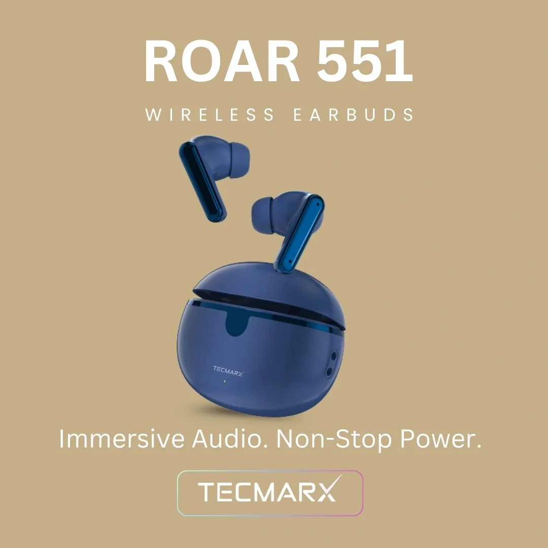 TecMarx Roar551 Bluetooth Earbuds | 50 Hr Playtime - Image 26