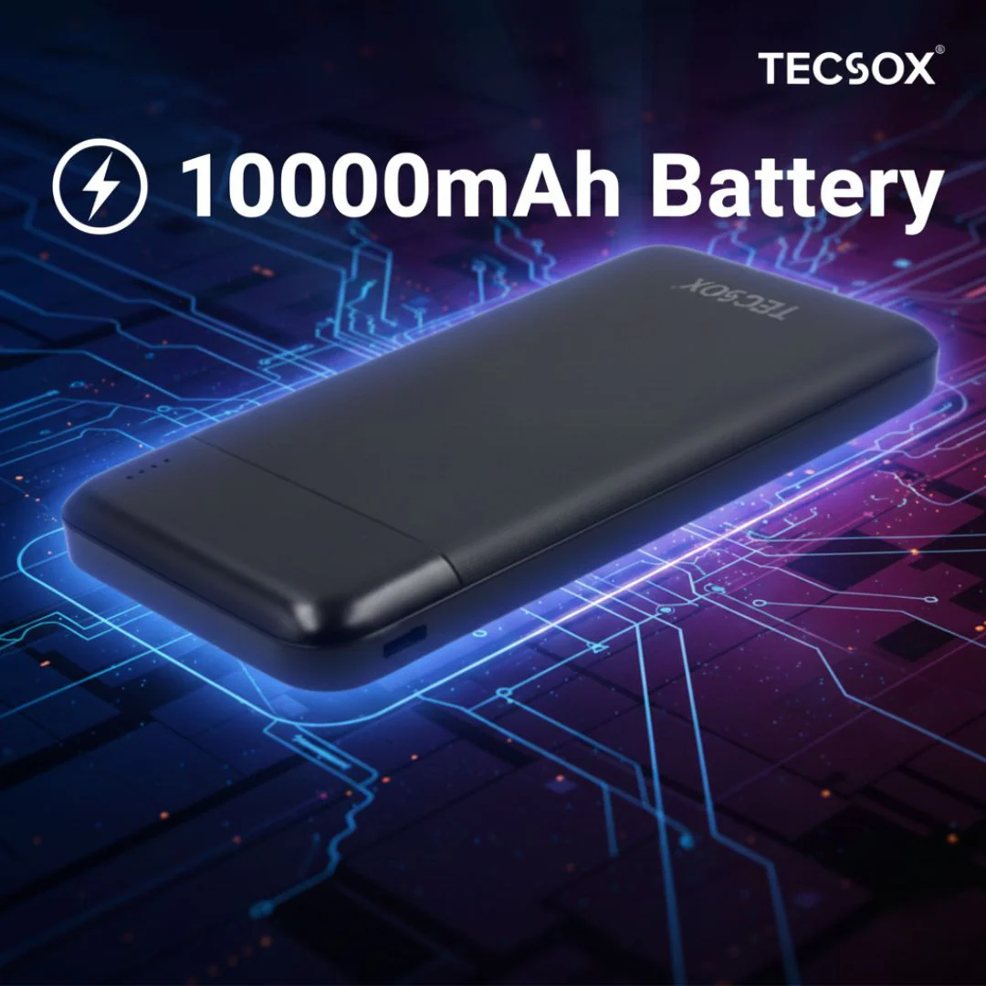 TecSox 10000 mAh Power Bank | 25W - Image 6