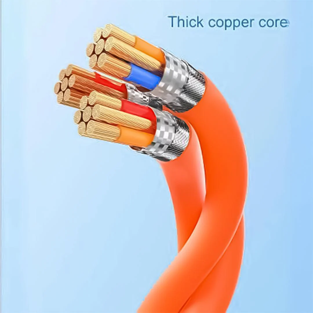 Tecsox 3 in 1 120W Fast Charging Cable | For iOS & Android - Image 2