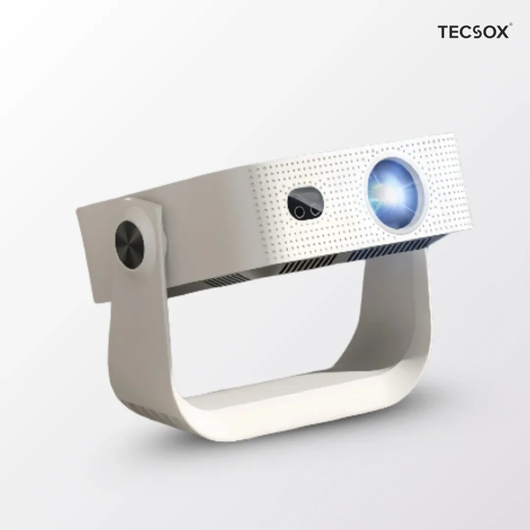 TecSox Aura Projector Online | 4K Decoding Support | Android 12 Smart OS | Under ₹7000