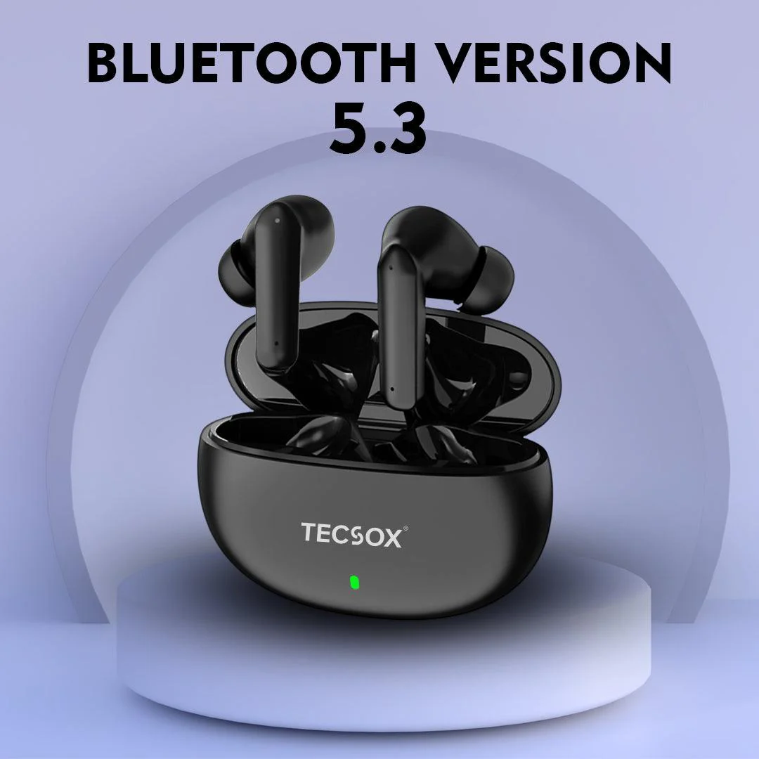 TecSox Fire TWS Bluetooth Earphones | IPX Water Resistance - Image 5