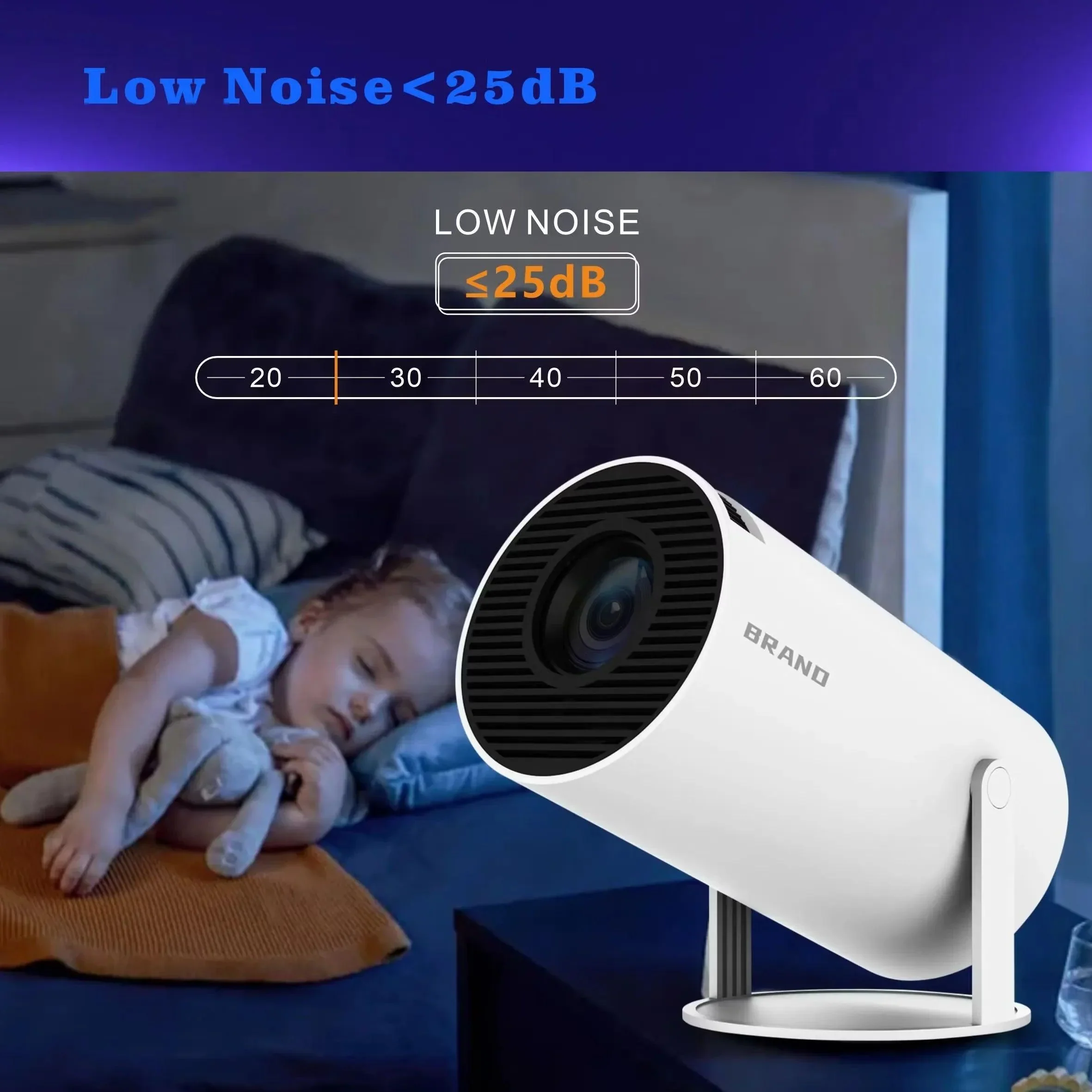 TecSox HY300 LED Projector – Full HD Smart Home Theater Mini 4K Projector Price Rs 2,999 - Image 6