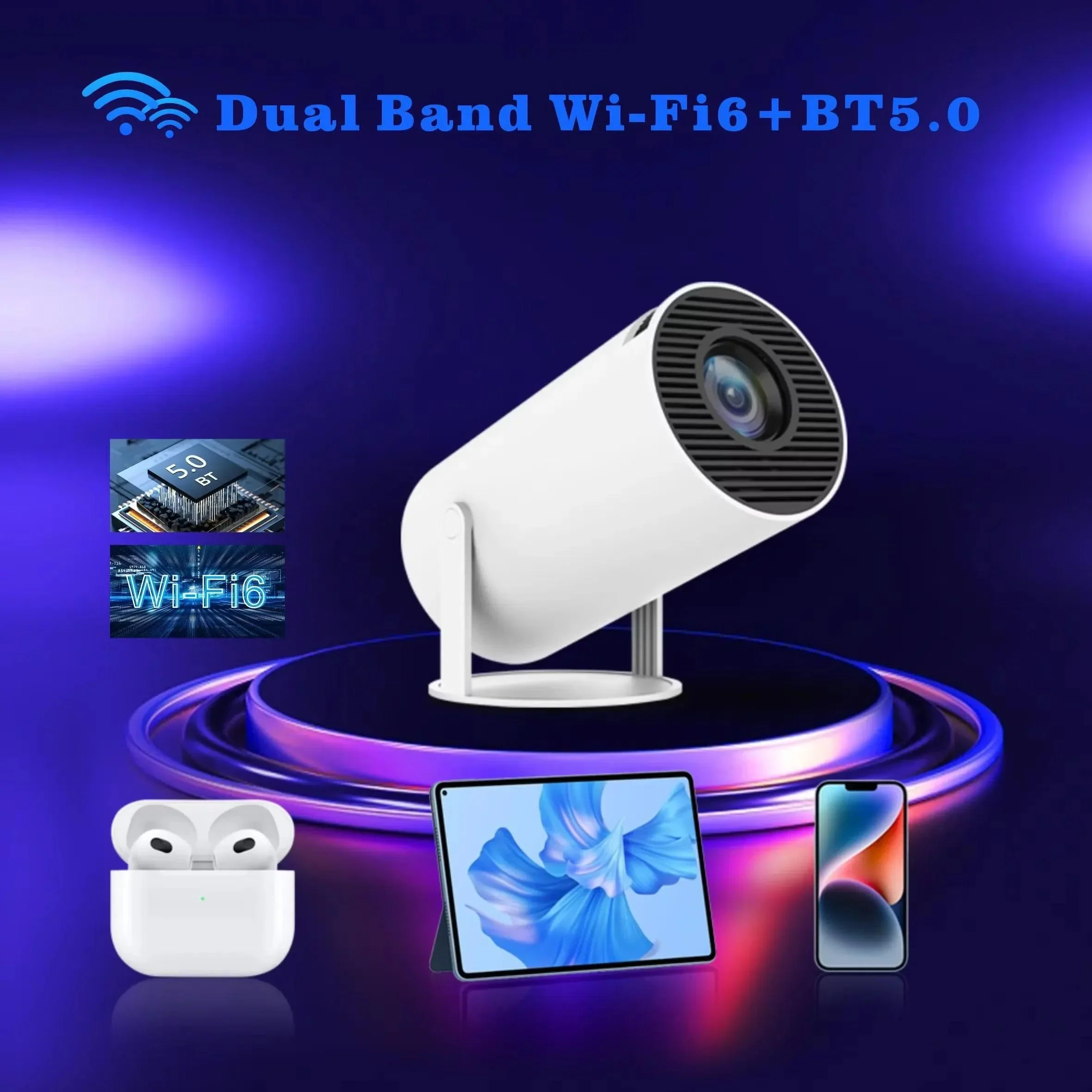 TecSox HY300 LED Projector – Full HD Smart Home Theater Mini 4K Projector Price Rs 2,999 - Image 9