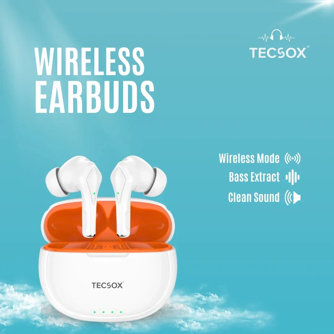 TecSox Neo231 Wireless Earbud With Deep Bass & Comfortable Fit | IPX Water Resistant - Image 11