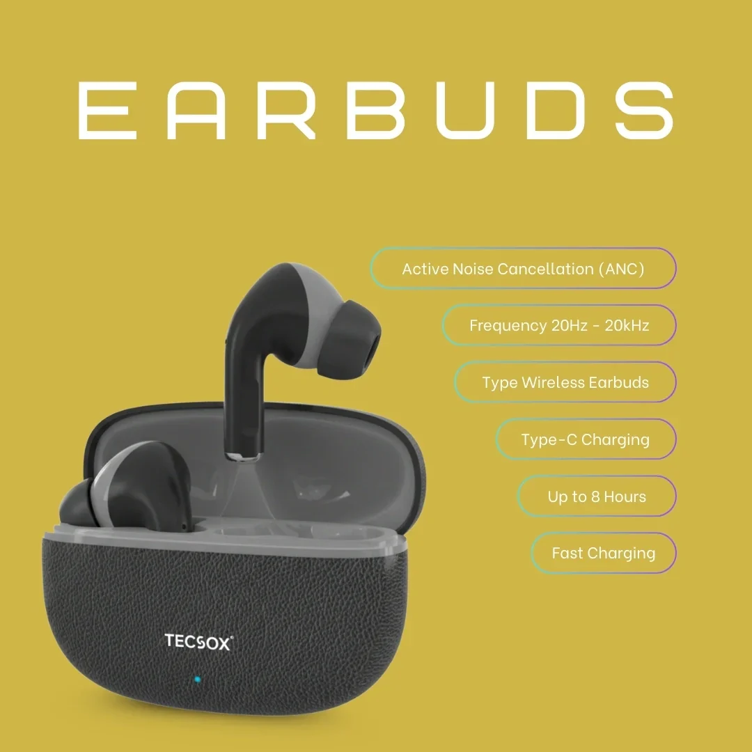 TecSox Neo771 Bluetooth Earbud With Deep Bass and Comfortable Fit | IPX Water Resistant - Image 9