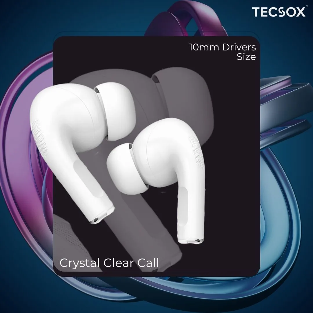 TecSox Omega Wireless Earbud With Comfortable Fit | IPX Water Resistant - Image 17