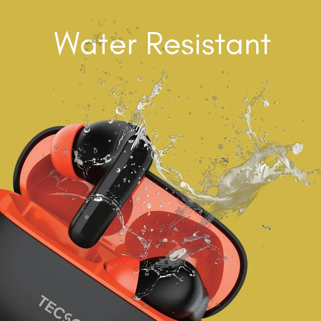 TecSox Wave Bluetooth Earbuds | Deep Bass | IPX water resistance - Image 11