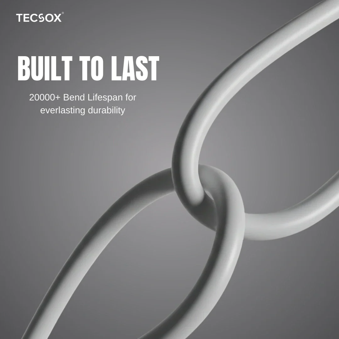 TecSox Zap 4-IN-1 Cable | 1 Meter Fast Charging Cable | 60W - Image 3