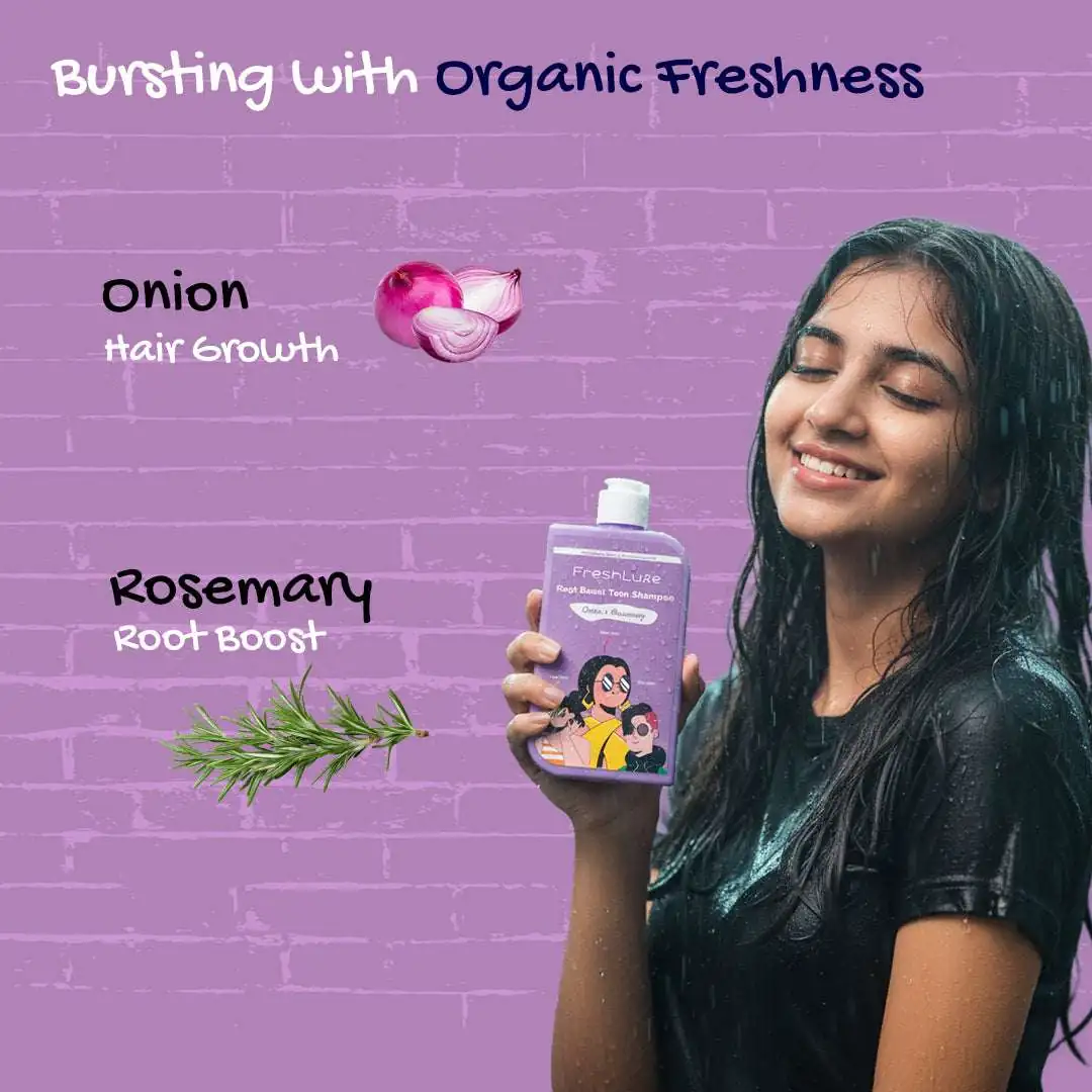 Teen Combo – Root Boost Shampoo & Ocean Splash Shower Gel - Image 2