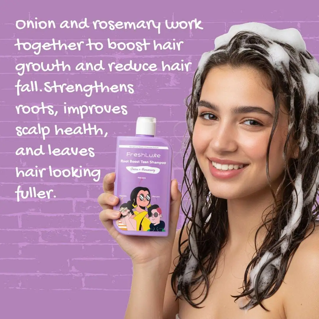 Teen Combo – Root Boost Shampoo & Ocean Splash Shower Gel - Image 4