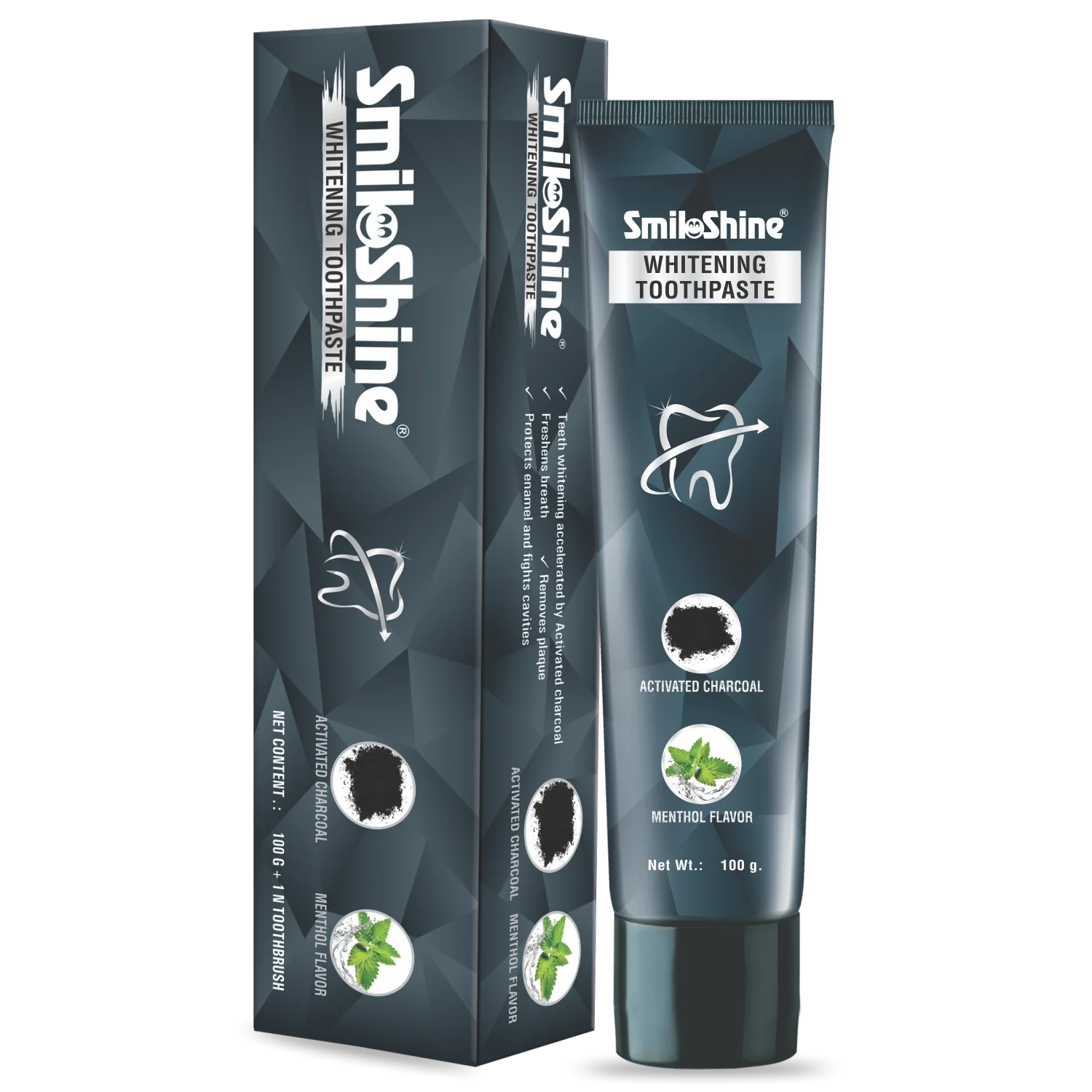 Teeth Whitening Toothpaste with Activated Charcoal
