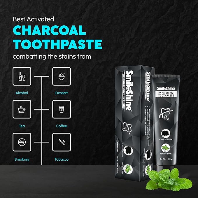Teeth Whitening Toothpaste with Activated Charcoal - Image 5