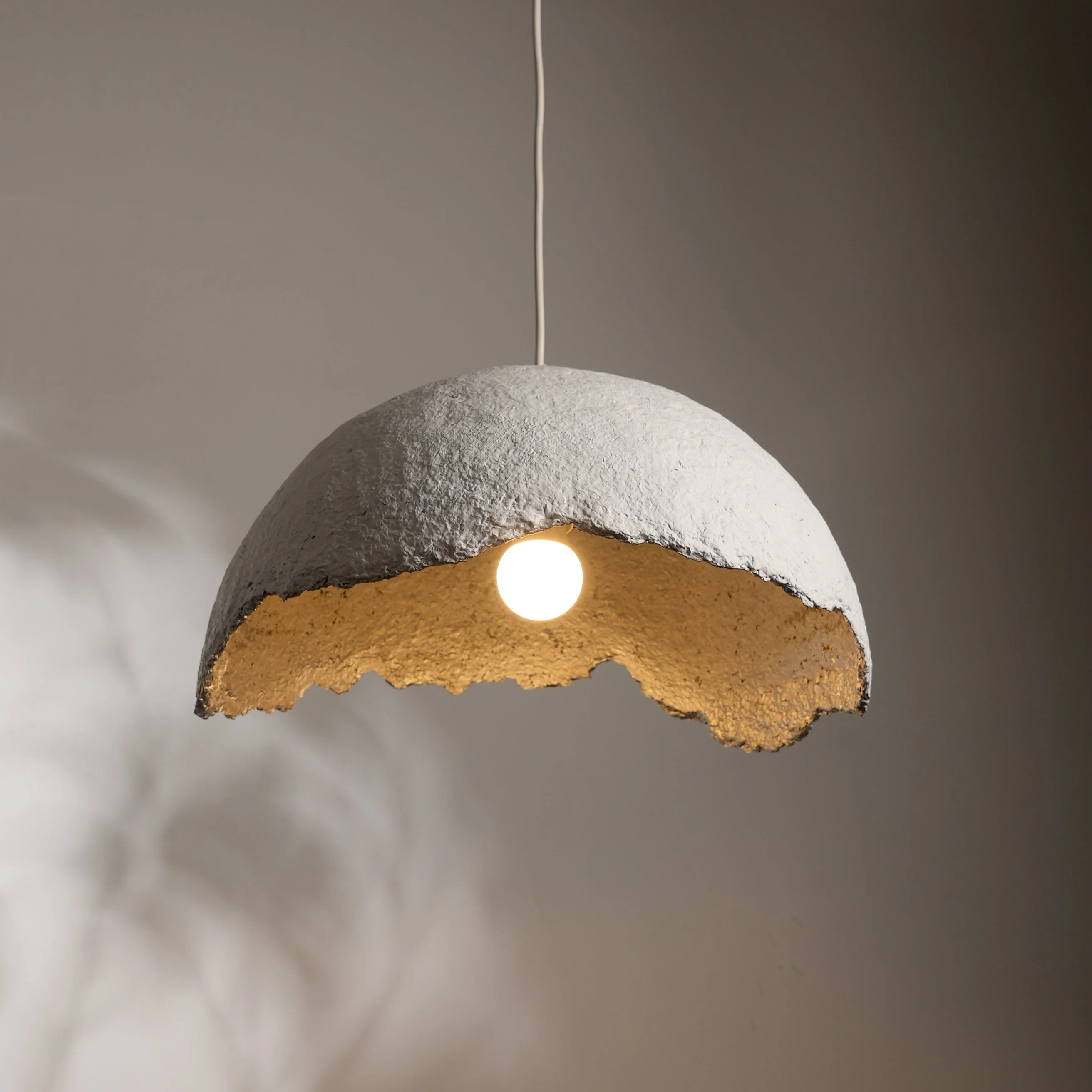 Terra Mache Pendant Lamp - Image 5