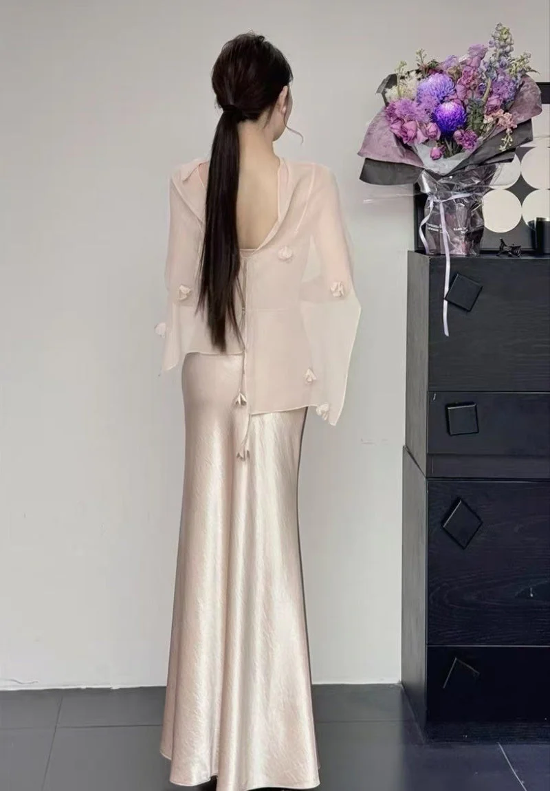 Tessa Satin Dress - Image 3
