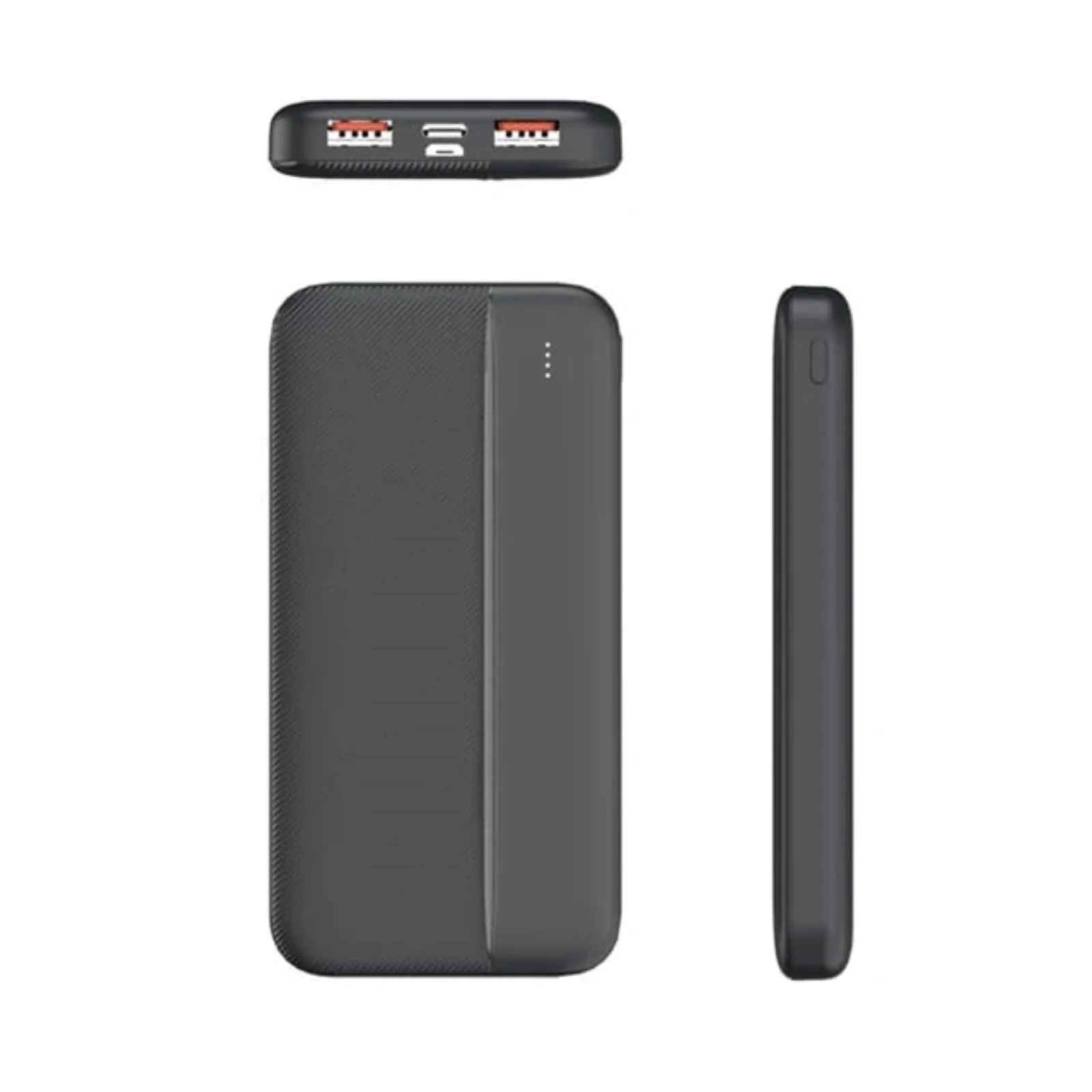 TexoVera 10000 mAh Pocket Size Power Bank, Fast Charging 22.5W, Black Lithium-Polymer (Q7-Q6) - Image 3