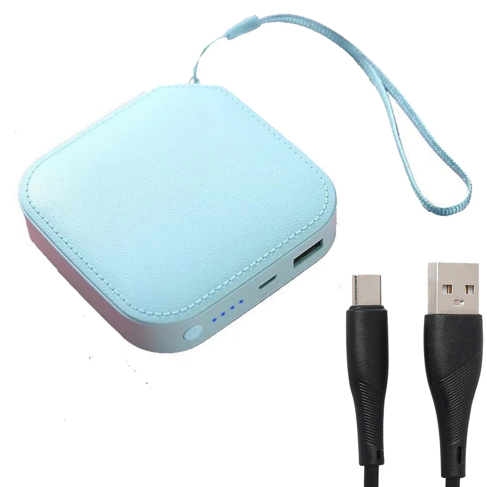TexoVera 10000 mAh Power Bank 18W with Lithium ion Battery Blue (MINI-POWER-BANK) (6 Months Brand Warranty) - Image 2