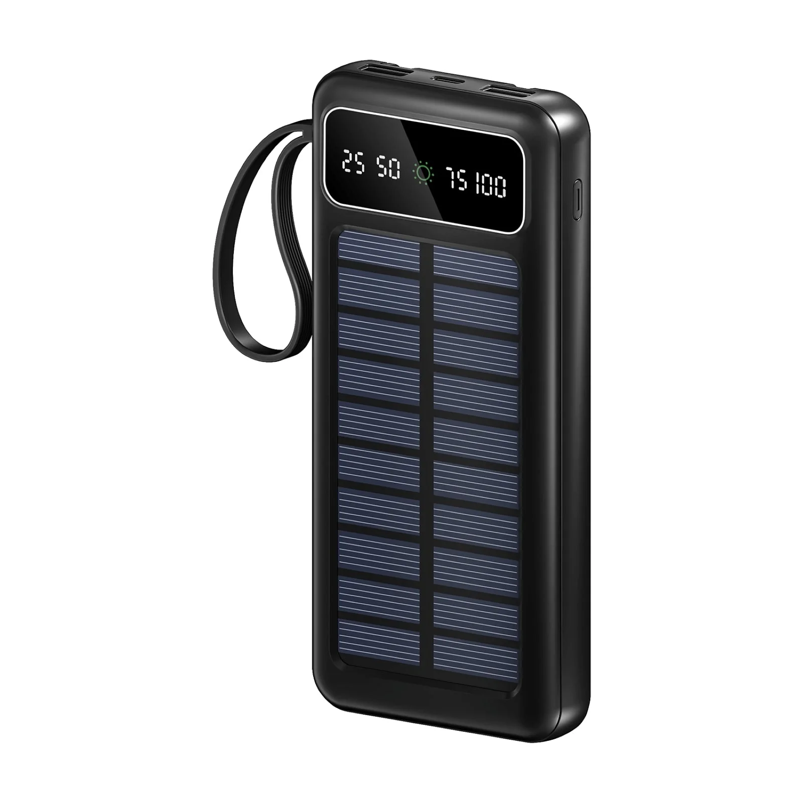 TexoVera Solar Power Bank 10000 mAh - 15W Solar with Lithium Polymer Battery (R21-Solar-10K) - Image 5