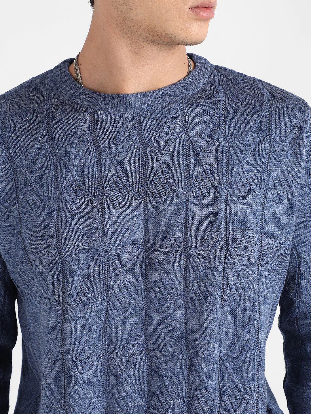 Textured Knit Pullover Sweater - Image 7