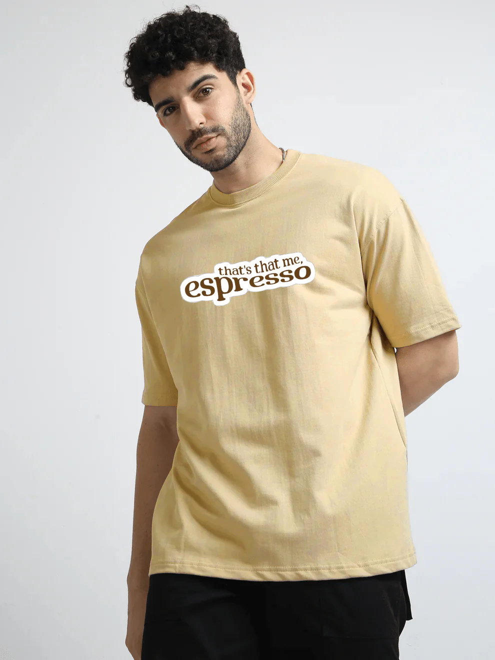 Thats Thats me Espresso Oversize T-Shirt