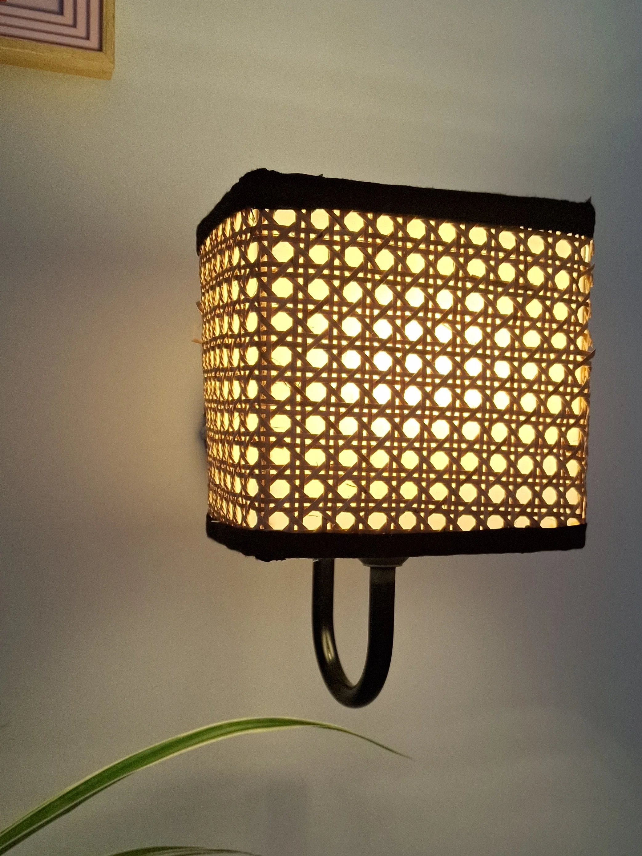The Bamboo Fabric Lamp Shade Wall Lights - Image 2
