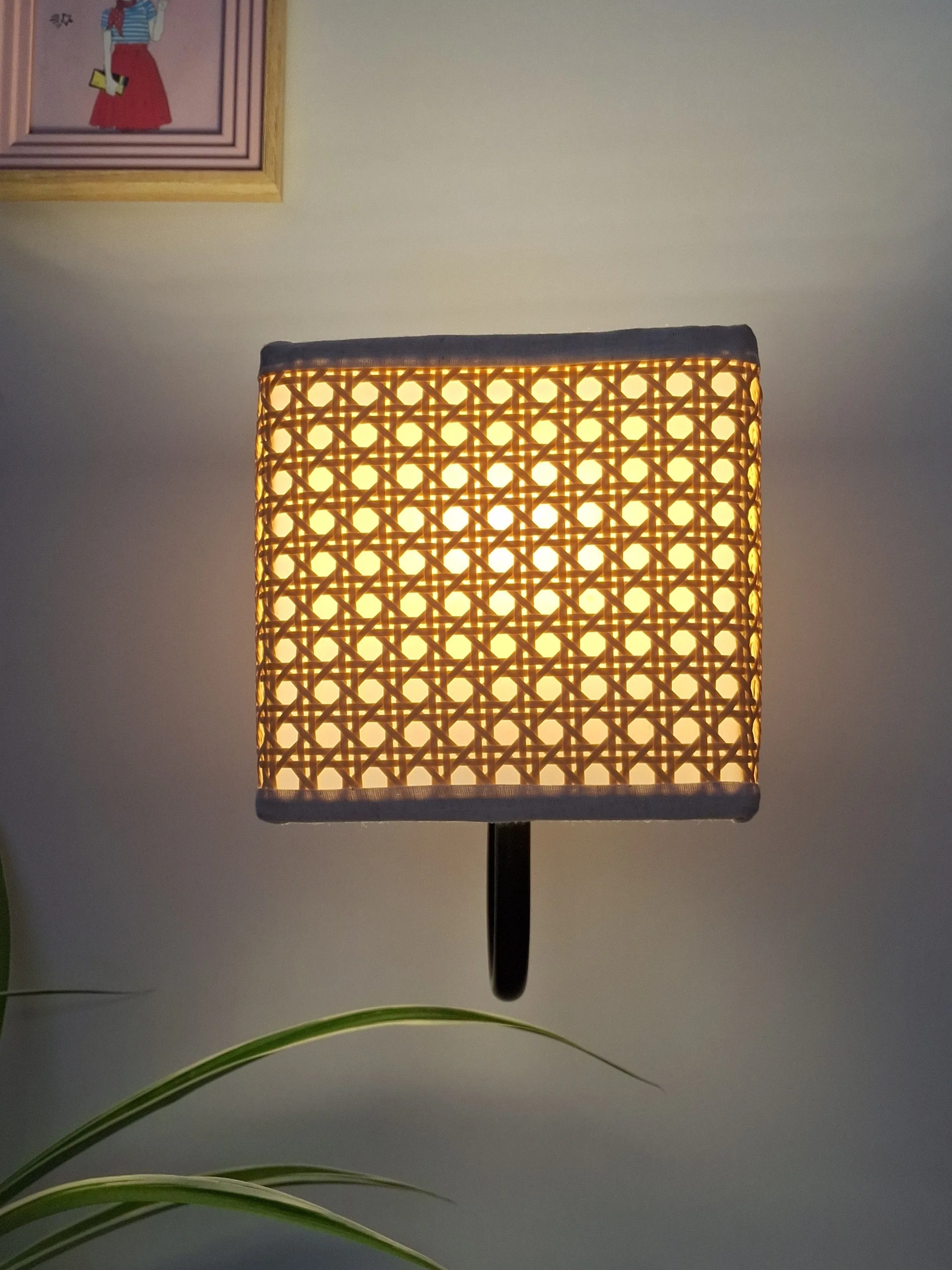 The Bamboo Fabric Lamp Shade Wall Lights - Image 4