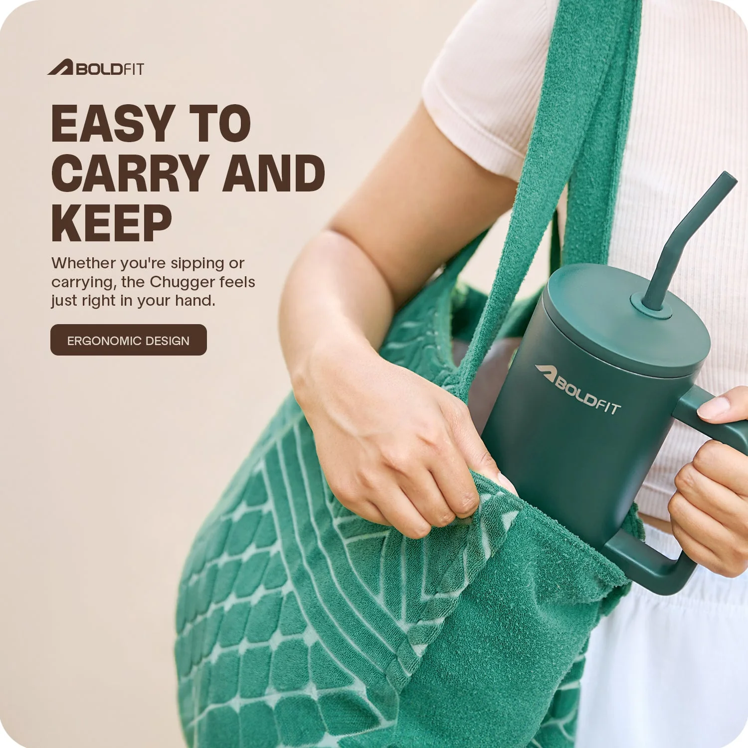 The Boldfit Chugger - Emerald - Image 7