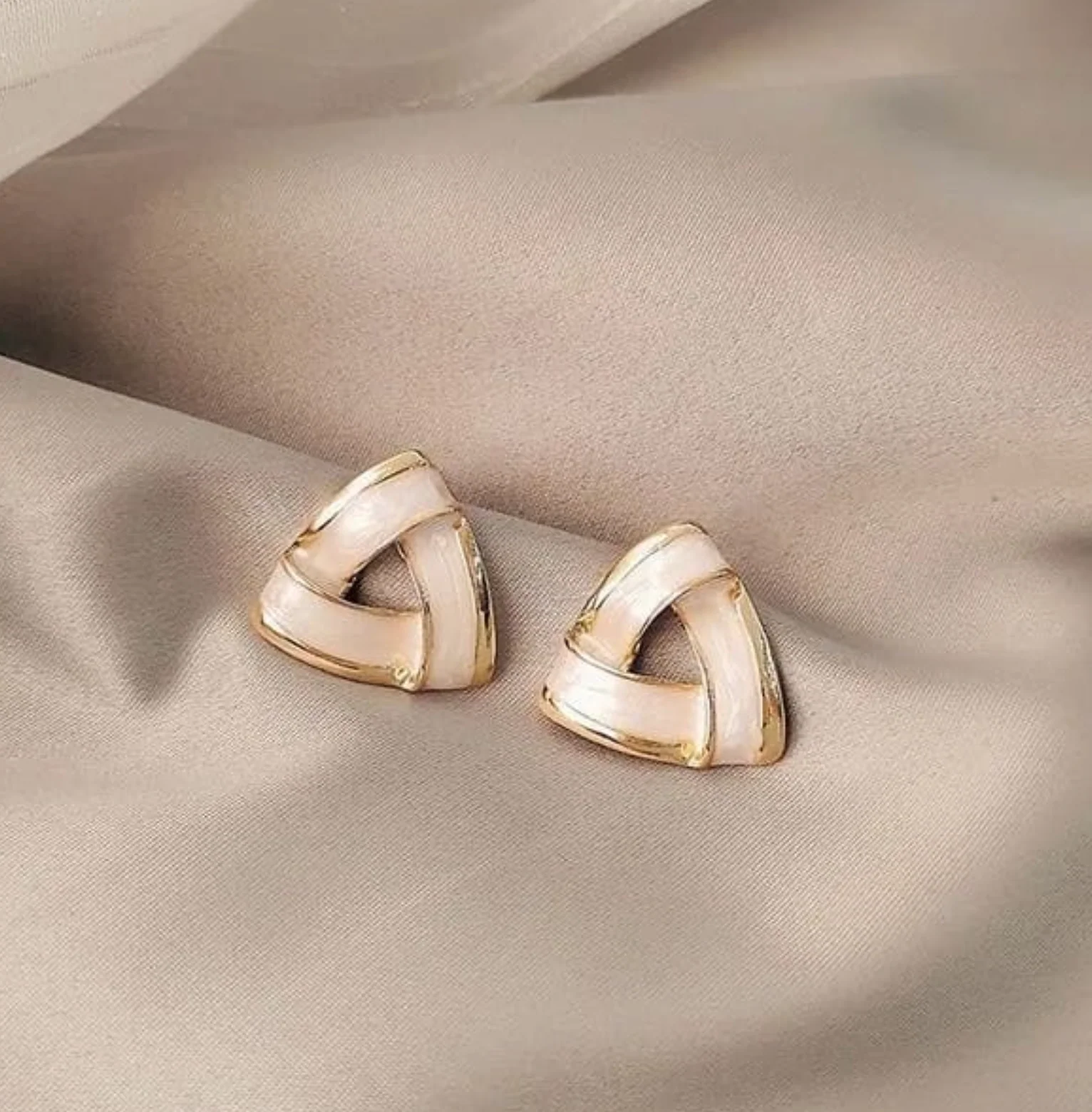 The Catcher White Stud Earring - Image 5