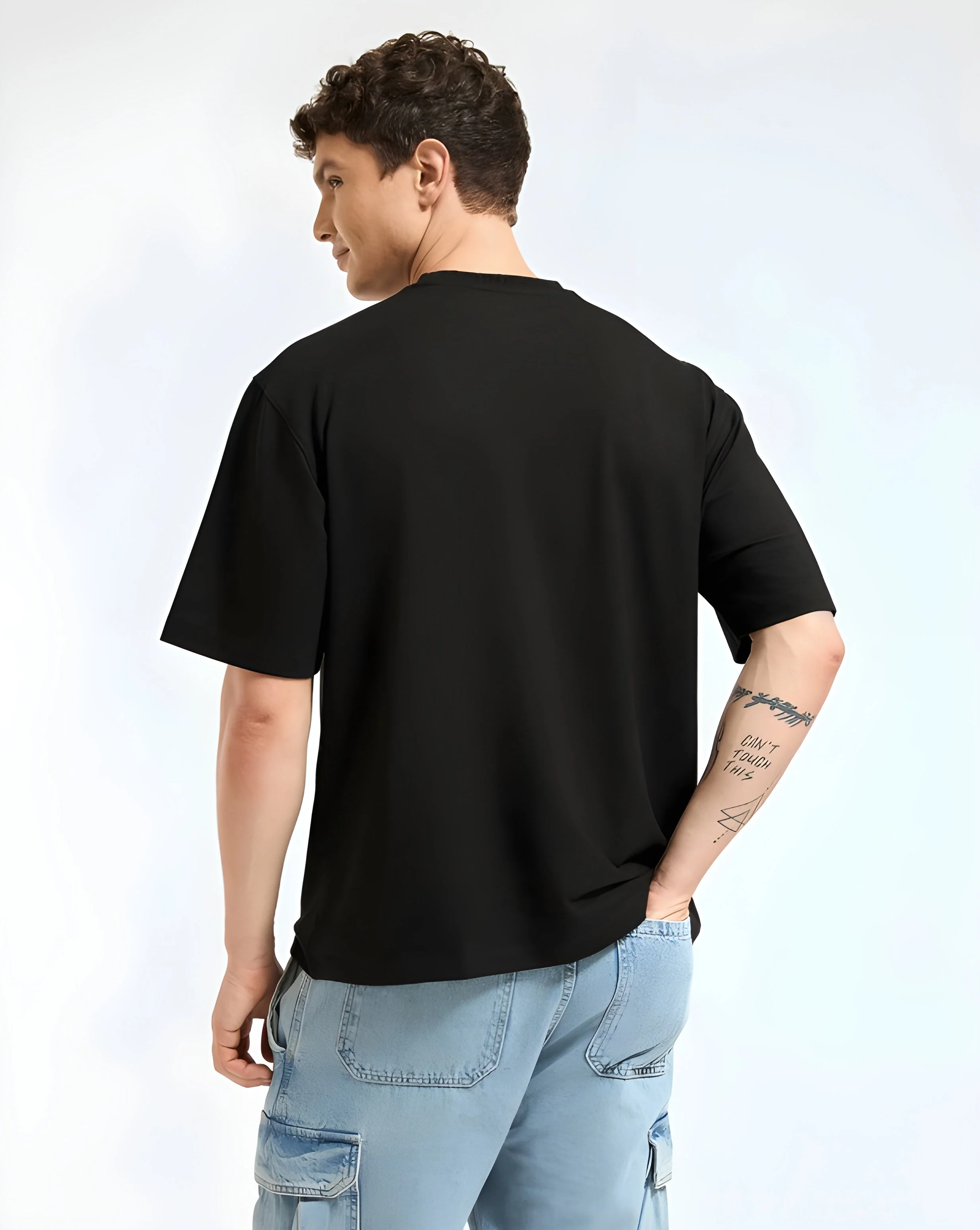 The College Dropout: Black Oversize T-shirt - Image 3
